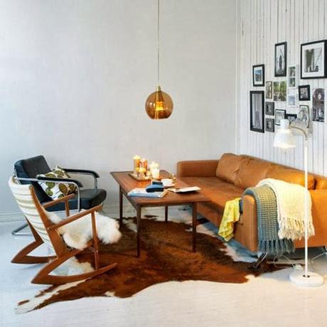 inspiration board | caramel leather furniture