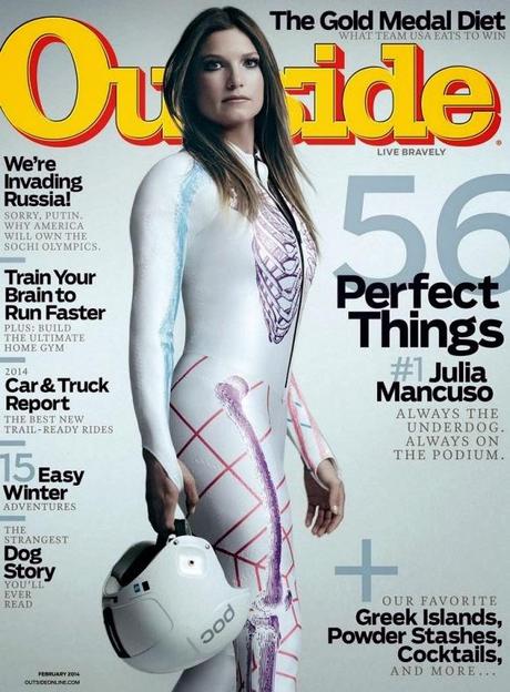 Julia Mancuso - Outside Magazine February 2014