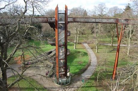 Kew Gardens Treetop Walkway, London - Lift and Steps