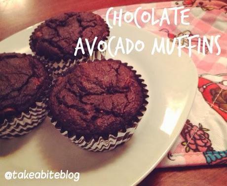 Chocolate Avocado Muffins for #LeftoversClub