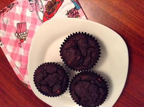 Chocolate Avocado Muffins for #LeftoversClub