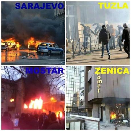 Bosnian demonstrations in 2014