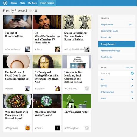2014.01 WordPress Freshly Pressed