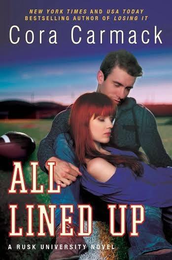 ALL LINED UP BY CORA CARMACK- A RUSK UNIVERSITY NOVEL EXCLUSIVE COVER REVEAL!!