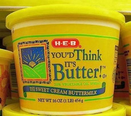 Fake brand of I Can't Believe It's Not Butter! The World’s Top 10 Best Examples of Brand Identity Theft