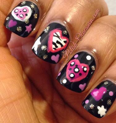 Busy Girl Nails Winter Nail Art Challenge- Valentine's Day