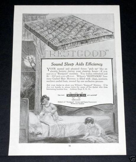 vintage mattress ad