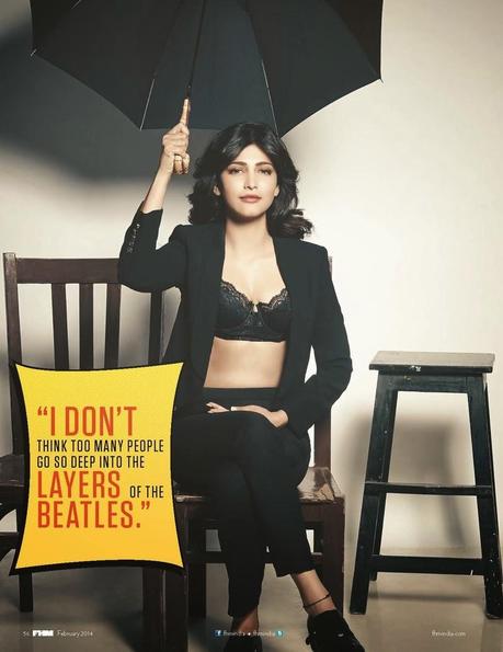 Shruti Haasan - FHM India February 2014