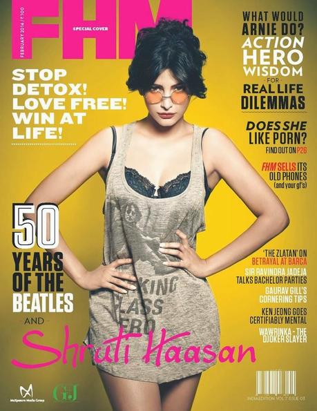 Shruti Haasan - FHM India February 2014