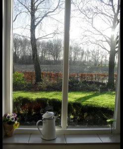 kitchen with a view