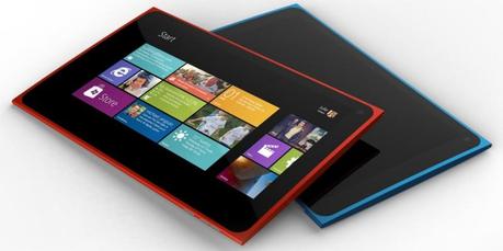 Nokia's first tablet, the Lumia 2520.