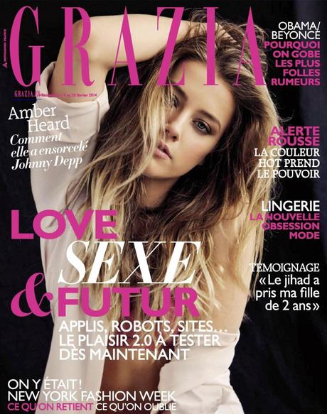 Amber Heard For Grazia France February 2014