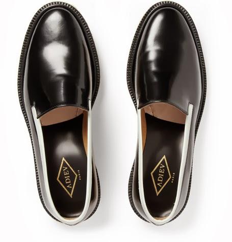 Mon Seul Soumissions Vous Adieu (My Sole Bids You Adieu):  Adieu Type 7 Crepe-Soled Polished Leather Loafers