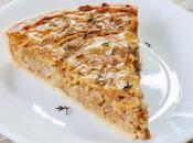 Caramelized Onion Tart with Emmenthal Cheese Bacon
