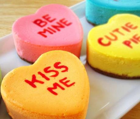 Love Heart Sweets Inspired Cheesecake The World’s Top 10 Best Conversation Heart Party Foods