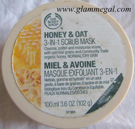 The Body Shop Honey and Oat Scrub Mask