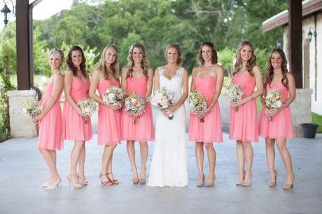 Girly bridesmaid dresses