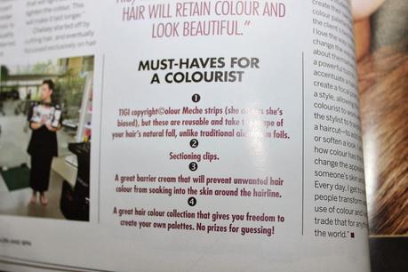 Chelsey lloyd, Global Expert at Tigi shares her wisdom and must-haves for a colurist.   
