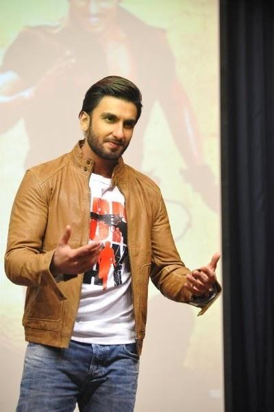 Ranveer Singh During Gunday Promotions - In GAS N.JADEN Jacket. and DIESEL ZATINY Denim.