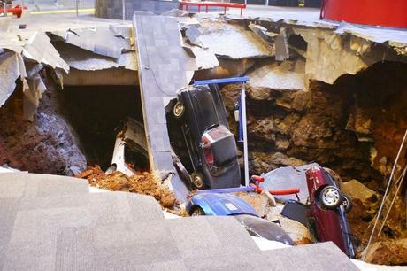 Quake in SC; sinkhole in KY with slo-mo footage, and other earth shakings