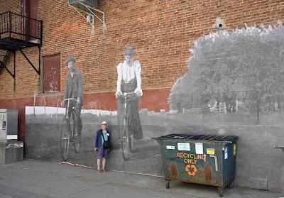 WHEAT PASTE MURALS CELEBRATE LOCAL HISTORY, Grinnell, Iowa