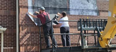 WHEAT PASTE MURALS CELEBRATE LOCAL HISTORY, Grinnell, Iowa