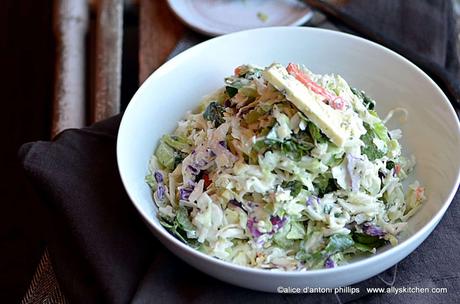 blue cheese coleslaw