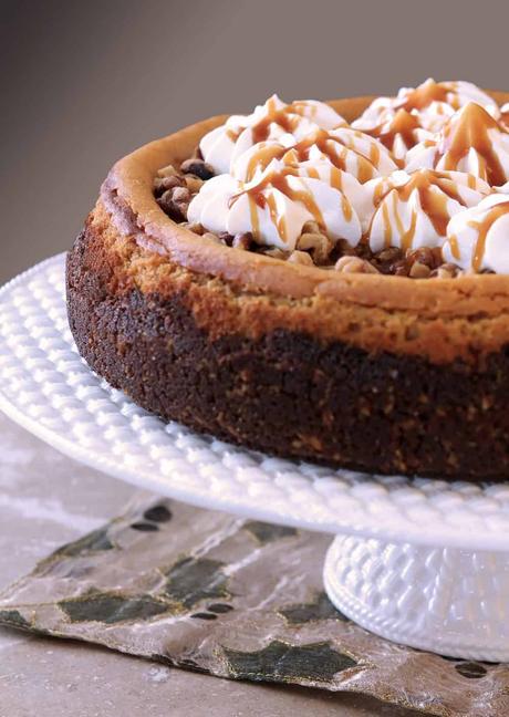 Pumpkin Cheesecake with Walnuts