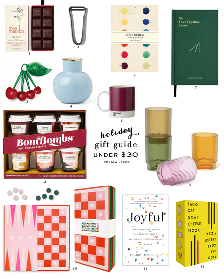 Holiday Gift Guide, Under $30 Gift Guide, Gift Guide, Gift Ideas, Holiday Gifts, Stocking Stuffers, Affordable Gifts