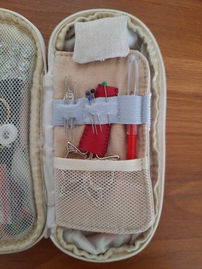 Hand-stitched scissor case