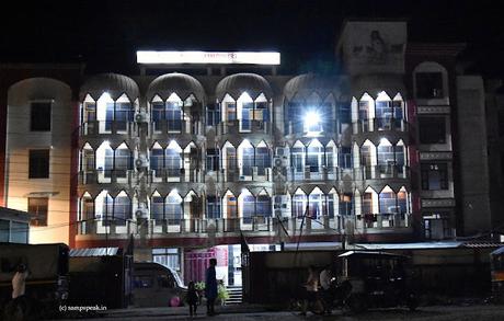 Night view - photo of Haridwar Hotel