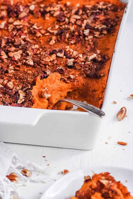 Sweet Potato Casserole Without Eggs