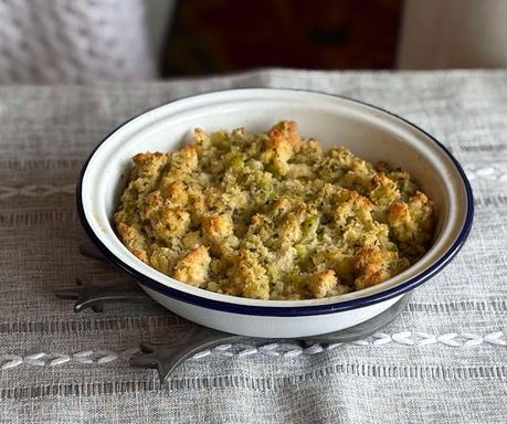 Herby Bread & Butter Stuffing for Two