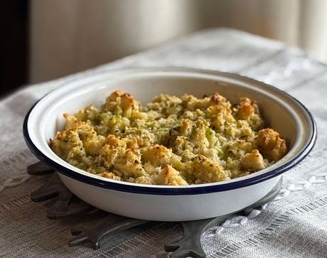 Herby Bread & Butter Stuffing for Two