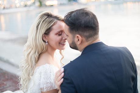 Romantic summer wedding with white calla lilies | Eleni & Panos