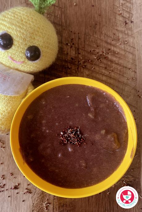 Ragi Sweet Potato Porridge is a nutritious and wholesome meal specially crafted to support healthy weight gain in kids. 