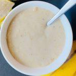 Wheat banana porridge