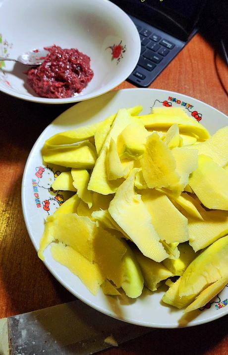 A Sour Yet Satisfying Adventure: Mukbang with Green Carabao Mango and Sautéed Shrimp Paste Mukbang, green mango mukbang, sautĂŠed shrimp paste, Filipino food, sour mukbang, green carabao mango, shrimp paste mukbang, Pinoy food vlog, mukbang Philippines, food vlog, mango and bagoong, sour food challenge, Filipino delicacies, green mango challenge, green mango and bagoong mukbang, tangy food, Pinoy mukbang, Asian food vlog, Filipino mukbang, green mango craving, food lover vlog, mukbang ASMR, sour food mukbang, mango bagoong pairing, tropical food, Filipino cuisine, foodie adventure, eating green mango, mukbang with shrimp paste, green mango dipping sauce, mango with bagoong recipe.