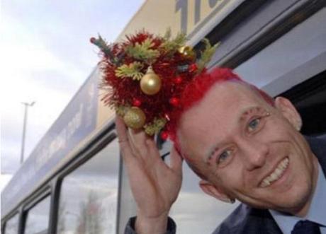 Crazy Christmas Hairstyle