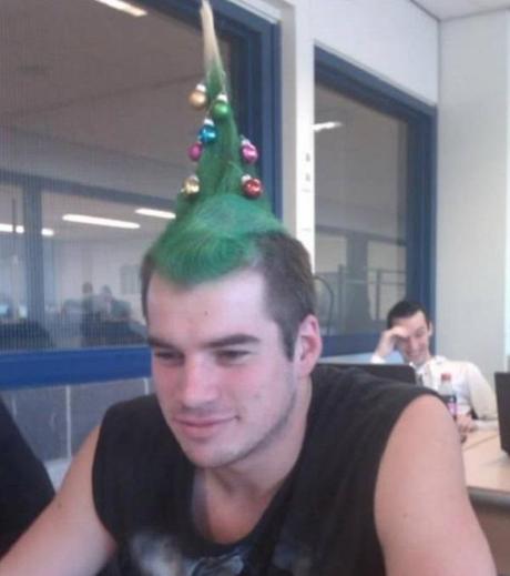 Crazy Christmas Hairstyle