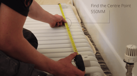 How to Install a Radiator_9_Radiator Centre Measurement