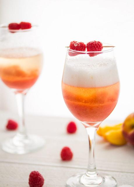 Peach Bellinis (Frozen)