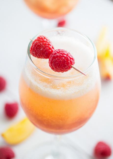 Peach Bellinis (Frozen)