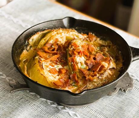 Bacon & White Cabbage Gratin