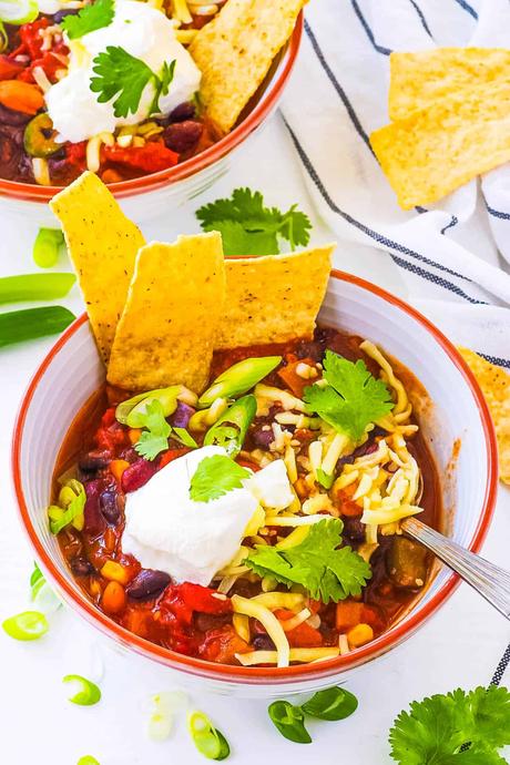 Instant Pot Vegetarian Chili