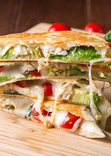 Chicken Quesadilla with Avocado