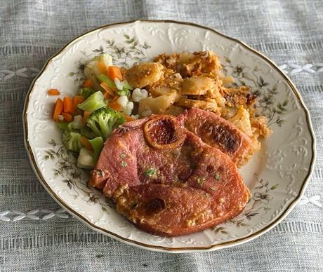 Old Fashioned Baked Ham Steak