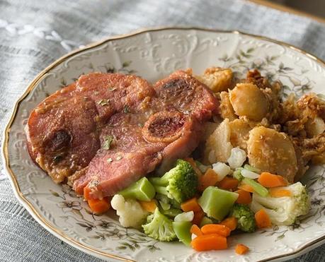 Old Fashioned Baked Ham Steak