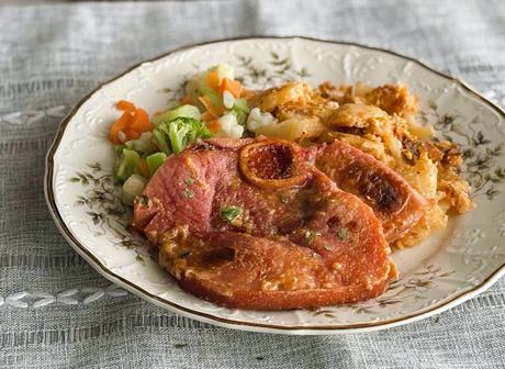 Old Fashioned Baked Ham Steak