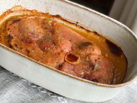 Old Fashioned Baked Ham Steak